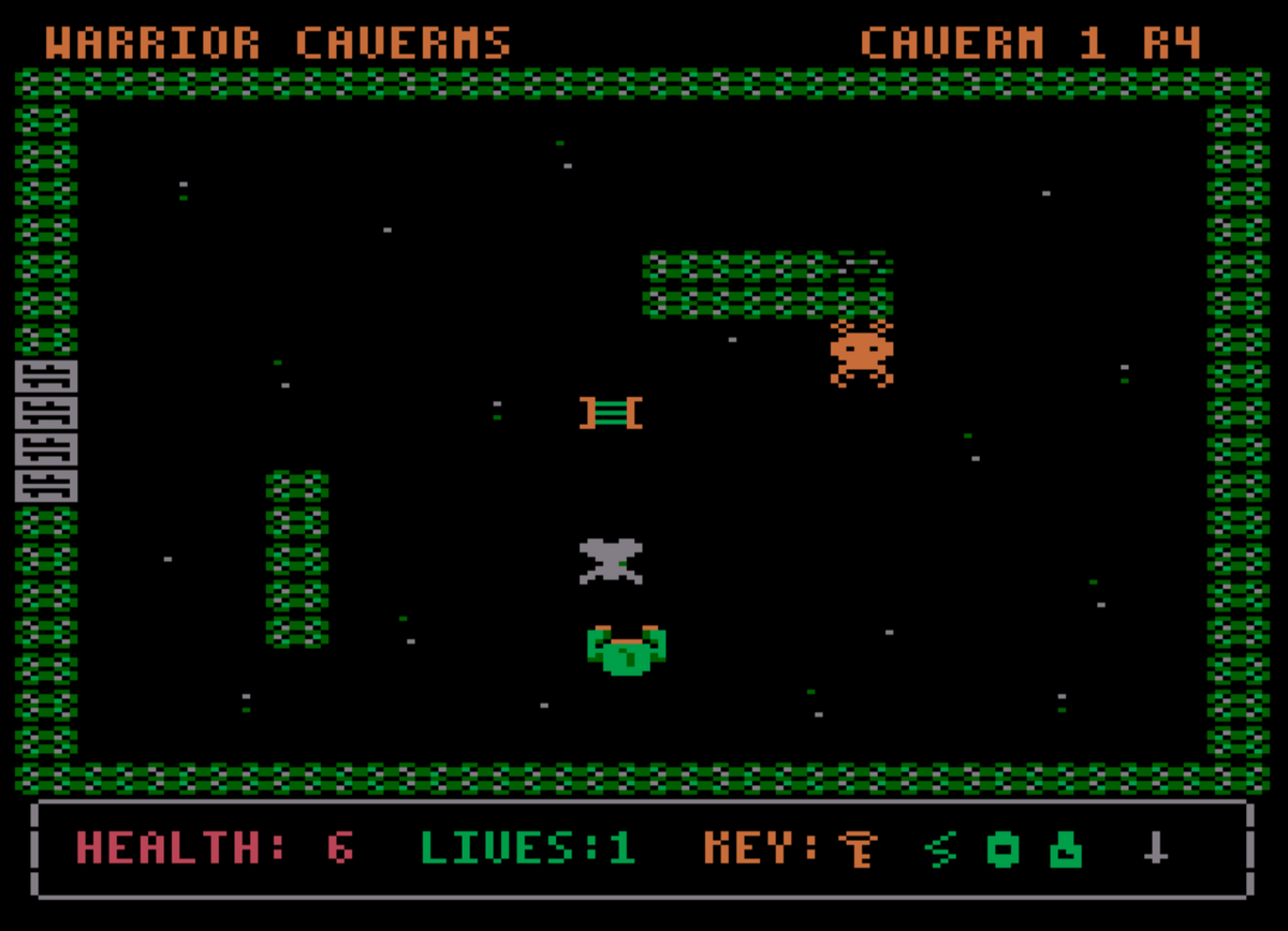 Warrior Caverns – Atari 8-Bit Digital Edition