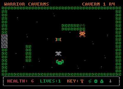Warrior Caverns – Atari 8-Bit Digital Edition