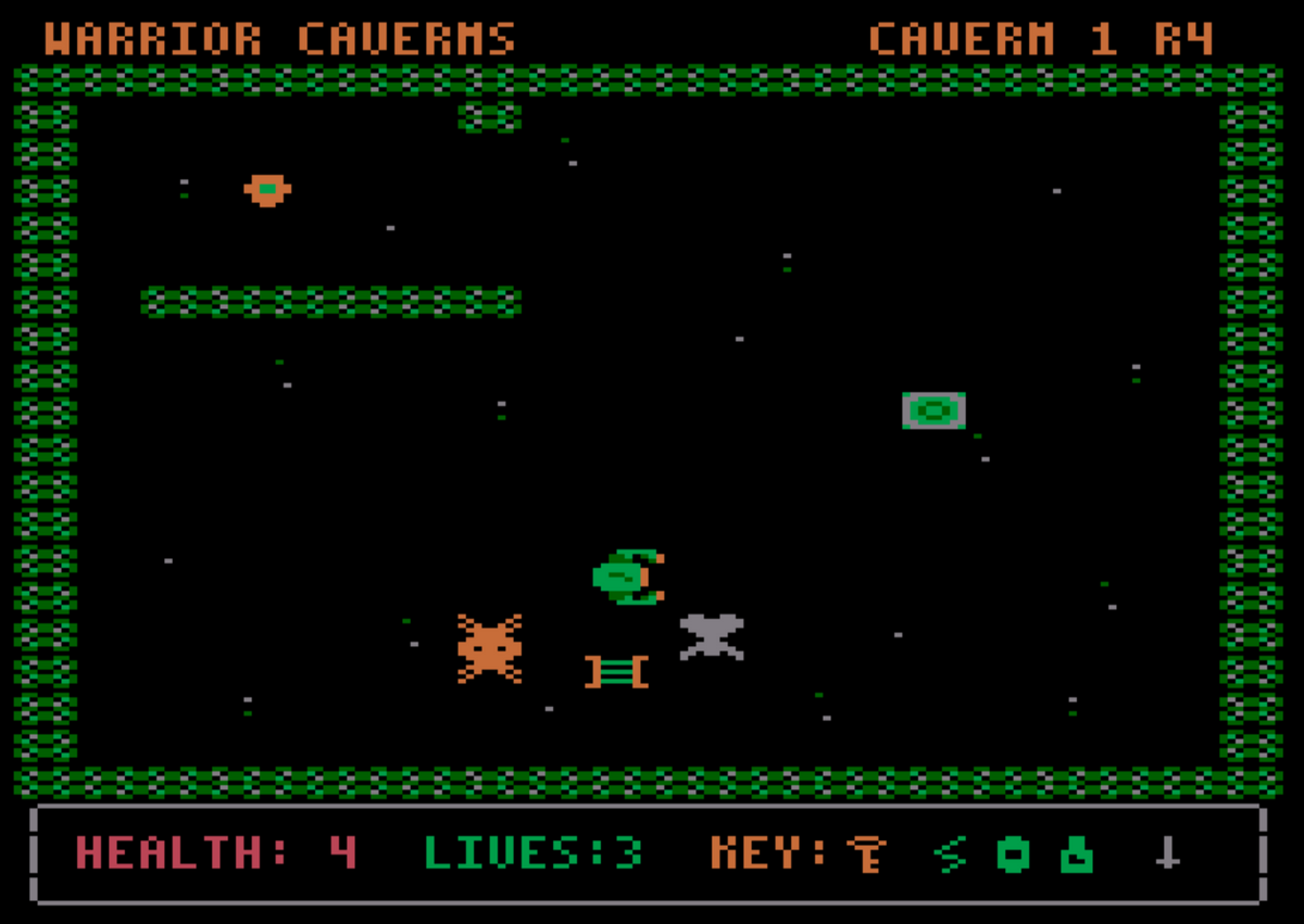 Warrior Caverns – Atari 8-Bit Digital Edition